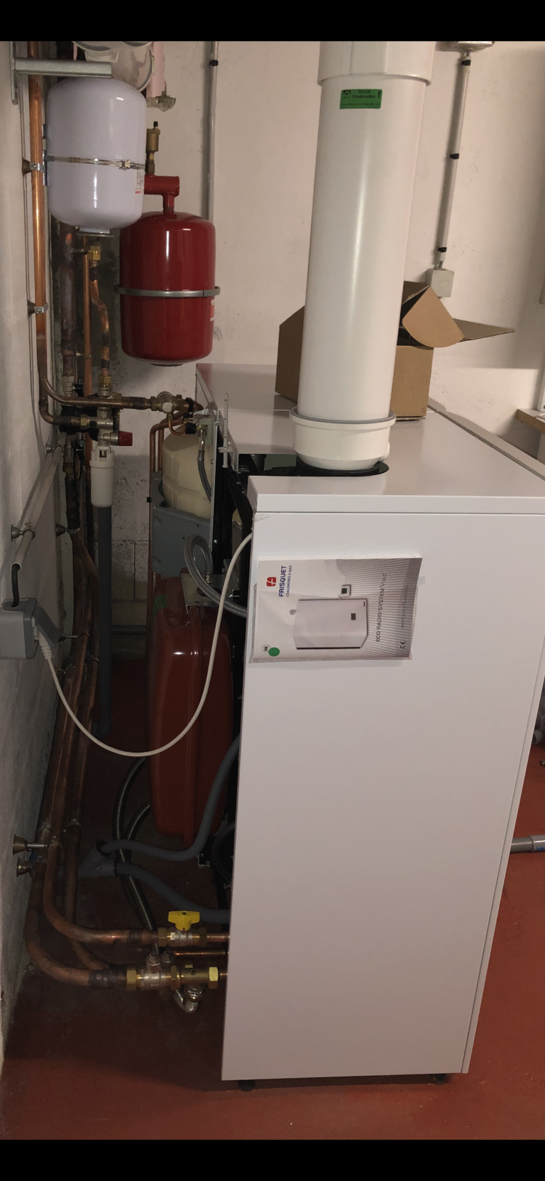 Frisquet Prestige Condensation Visio 32kw Upec 120l Colonne