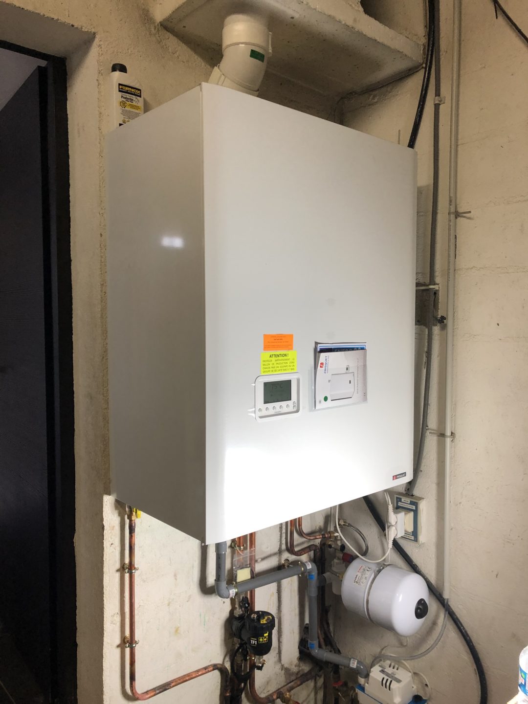 Frisquet Hydroconfort Condensation Visio 20kw Avec Ballon Intégré 50l