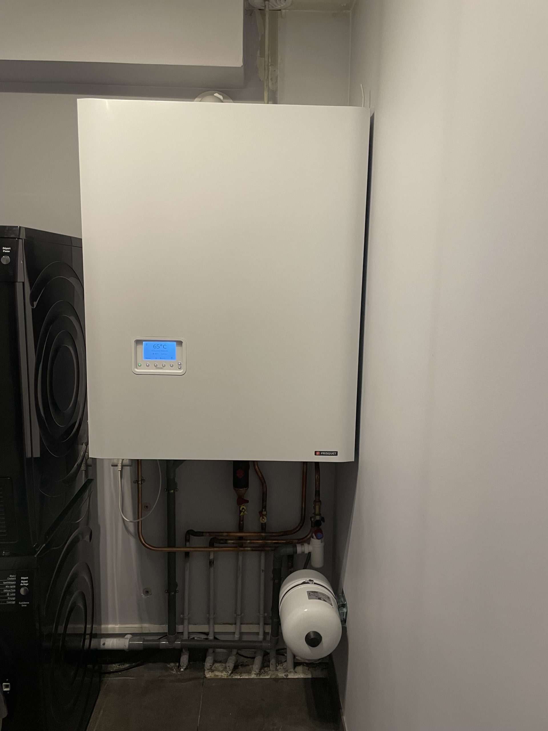 Remplacement a lagnysurmarne d'une chaudière gaz frisquet